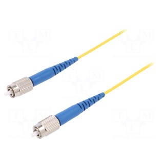 Fiber patch cord | both sides,FC/UPC | 3m | Optical fiber: 9/125um