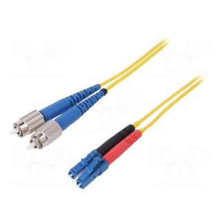 Fiber patch cord | FC/UPC,LC/UPC | 1m | Optical fiber: 9/125um