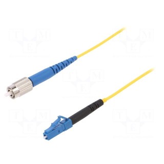 Fiber patch cord | FC/UPC,LC/UPC | 3m | Optical fiber: 9/125um