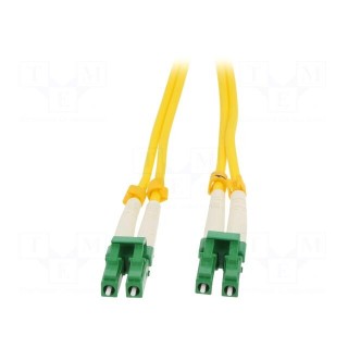 Fiber patch cord | both sides,LC/APC | 2m | LSZH | yellow