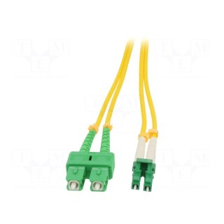 Fiber patch cord | LC/APC,SC/APC | 1m | LSZH | Optical fiber: 9/125um