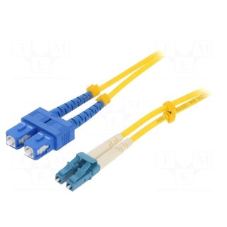 Fiber patch cord | LC/UPC,SC/UPC | 1m | LSZH | Optical fiber: 9/125um