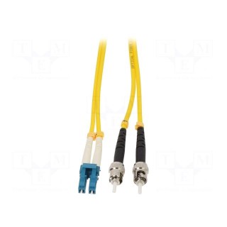 Fiber patch cord | ST/UPC,LC/UPC | 2m | LSZH | Optical fiber: 9/125um