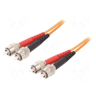 Fiber patch cord | OM1 | both sides,FC/UPC | 2m | LSZH | orange