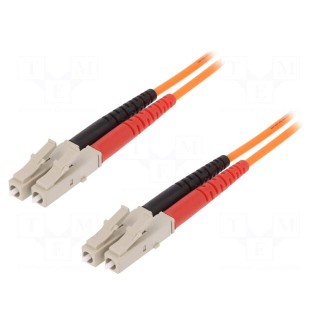 Fiber patch cord | OM1 | both sides,LC/UPC | 2m | LSZH | orange