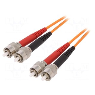 Fiber patch cord | OM2 | both sides,FC/UPC | 2m | LSZH | orange