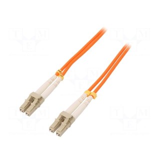 Fiber patch cord | OM2 | LC/UPC,both sides | 50m | LSZH | orange