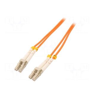 Fiber patch cord | OM2 | both sides,LC/UPC | 10m | LSZH | orange