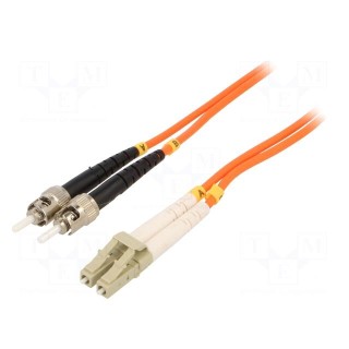 Fiber patch cord | OM2 | LC/UPC,ST/UPC | 1m | Optical fiber: 50/125um