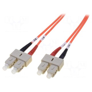 Fiber patch cord | OM2 | both sides,SC/UPC | 2m | LSZH | orange