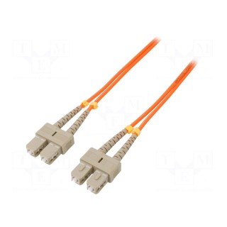 Fiber patch cord | OM2 | both sides,SC/UPC | 1m | LSZH | orange