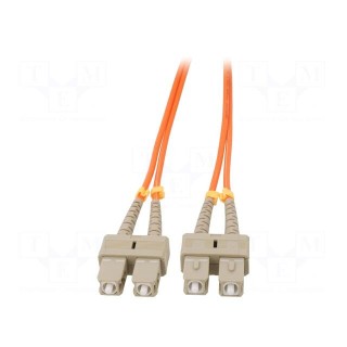 Fiber patch cord | OM2 | both sides,SC/UPC | 3m | LSZH | orange