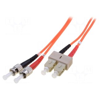 Fiber patch cord | OM2 | SC/UPC,ST/UPC | 2m | Optical fiber: 50/125um