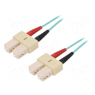 Fiber patch cord | OM3 | both sides,SC/UPC | 2m | LSZH | blue