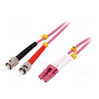 Fiber patch cord | OM4 | LC/UPC,ST/UPC | 1m | Optical fiber: 50/125um