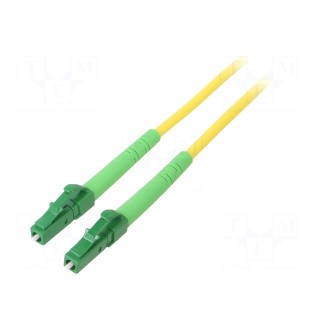 Fiber patch cord | OS2 | LC/APC,both sides | 25m | LSZH | yellow