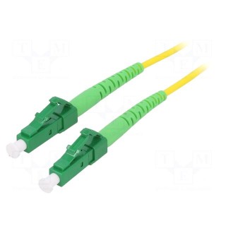 Fiber patch cord | OS2 | LC/APC,both sides | 1m | LSZH | yellow
