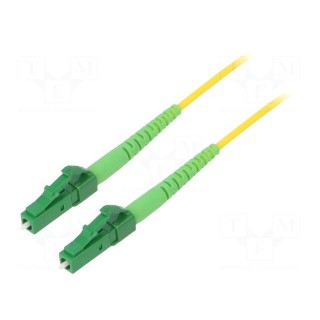 Fiber patch cord | OS2 | LC/APC,both sides | 20m | LSZH | yellow