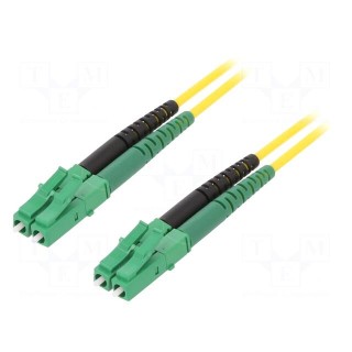 Fiber patch cord | OS2 | both sides,LC/APC | 2m | LSZH | yellow