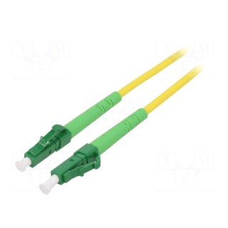 Fiber patch cord | OS2 | LC/APC,both sides | 30m | LSZH | yellow