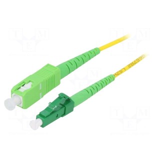 Fiber patch cord | OS2 | LC/APC,SC/APC | 0.5m | LSZH | yellow