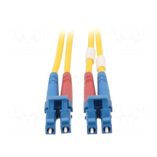 Fiber patch cord | OS2 | LC/UPC,both sides | 7m | LSZH | yellow