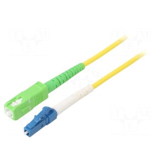 Fiber patch cord | OS2 | LC/UPC,SC/APC | 15m | Optical fiber: 9/125um