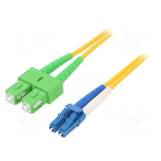 Fiber patch cord | OS2 | LC/UPC,SC/APC | 3m | Optical fiber: 9/125um