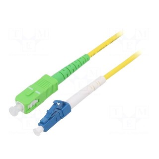 Fiber patch cord | OS2 | LC/UPC,SC/APC | 20m | Optical fiber: 9/125um