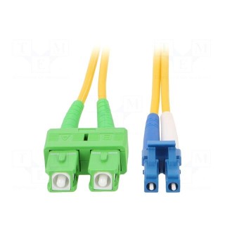Fiber patch cord | OS2 | LC/UPC,SC/APC | 2m | Optical fiber: 9/125um