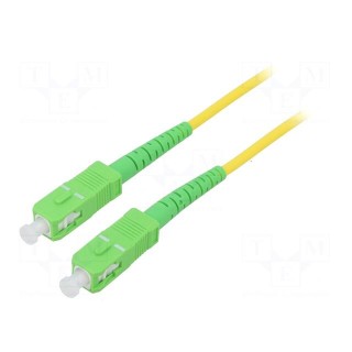 Fiber patch cord | OS2 | SC/APC,both sides | 0.5m | LSZH | yellow