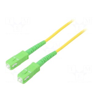 Fiber patch cord | OS2 | SC/APC,both sides | 25m | LSZH | yellow