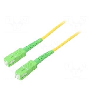 Fiber patch cord | OS2 | SC/APC,both sides | 2m | LSZH | yellow
