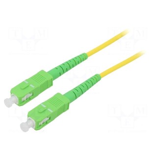Fiber patch cord | OS2 | SC/APC,both sides | 30m | LSZH | yellow