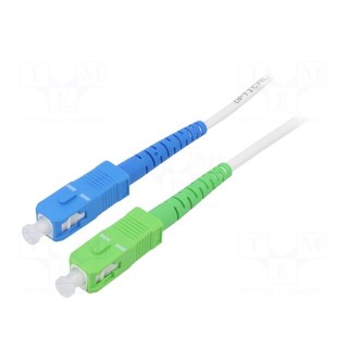 Fiber patch cord | OS2 | SC/APC,SC/UPC | 10m | Optical fiber: 9/125um