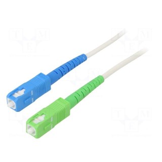 Fiber patch cord | OS2 | SC/APC,SC/UPC | 15m | Optical fiber: 9/125um