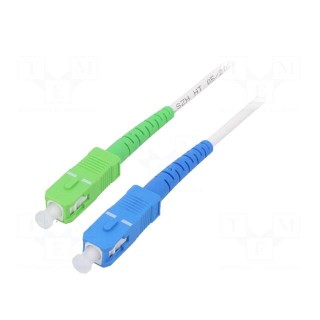 Fiber patch cord | OS2 | SC/APC,SC/UPC | 1m | Optical fiber: 9/125um