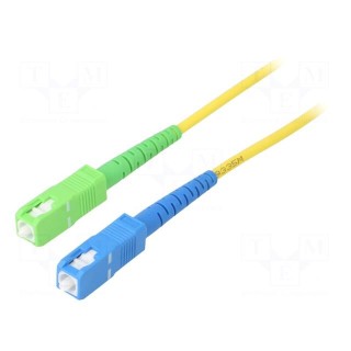 Fiber patch cord | OS2 | SC/APC,SC/UPC | 25m | Optical fiber: 9/125um