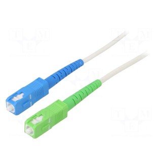 Fiber patch cord | OS2 | SC/APC,SC/UPC | 30m | Optical fiber: 9/125um