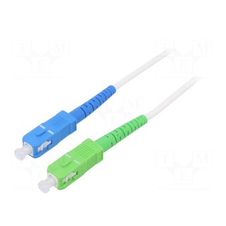 Fiber patch cord | OS2 | SC/APC,SC/UPC | 5m | Optical fiber: 9/125um