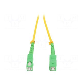 Fiber patch cord | both sides,SC/APC | 0.5m | LSZH | yellow