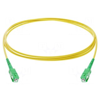 Fiber patch cord | both sides,SC/APC | 10m | Optical fiber: 9/125um
