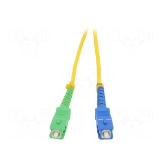 Fiber patch cord | SC/APC,SC/UPC | 2m | LSZH | Optical fiber: 9/125um