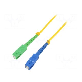 Fiber patch cord | SC/APC,SC/UPC | 3m | LSZH | Optical fiber: 9/125um