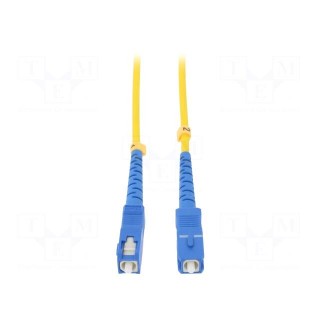 Fiber patch cord | both sides,SC/UPC | 10m | LSZH | yellow