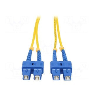 Fiber patch cord | both sides,SC/UPC | 3m | LSZH | yellow