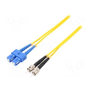 Fiber patch cord | ST/UPC,SC/UPC | 1m | LSZH | Optical fiber: 9/125um