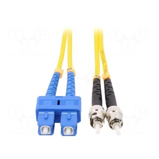 Fiber patch cord | ST/UPC,SC/UPC | 3m | LSZH | Optical fiber: 9/125um