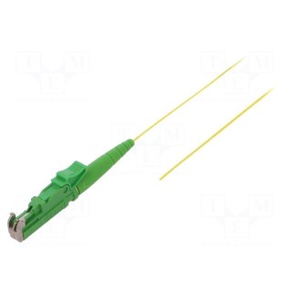 Optic fiber pigtail | E2/APC | 2m | Optical fiber: 900um | yellow