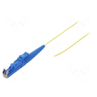 Optic fiber pigtail | E2/UPC | 2m | Optical fiber: 900um | yellow
